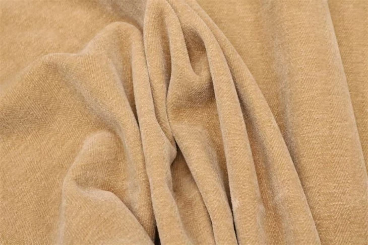 Chenille Fleece Fishbone Pattern Fabric high quality