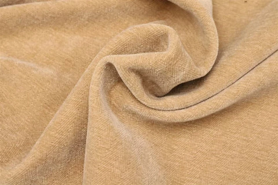 Chenille Fleece Fishbone Pattern Fabric